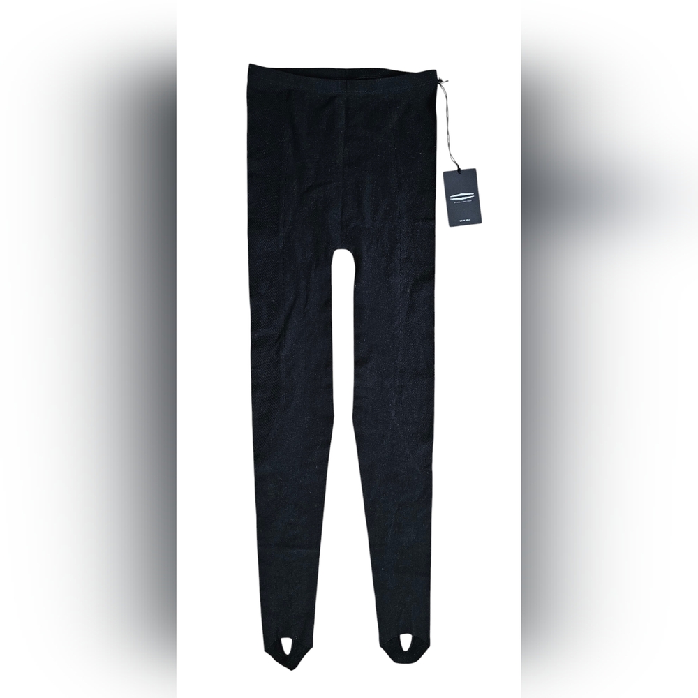 Harley-Davidson Bar & Shield Pointele Black Stretch Leggings Sz XS/S